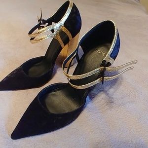 Asos Velvet D'orsay Pumps